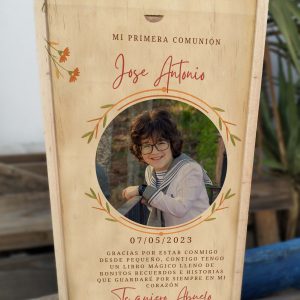 Comunión flores naranjas