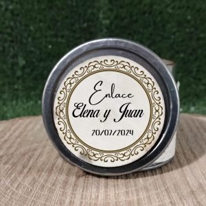 Vela aromática vainilla tapa imán - MODELO 3