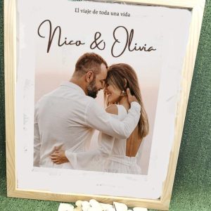 Foto grande novios