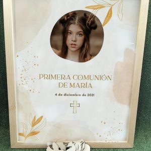 María hojas marron