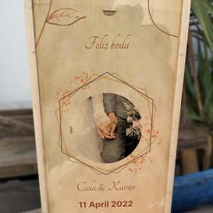 Feliz boda hexagono