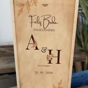 Feliz boda iniciales