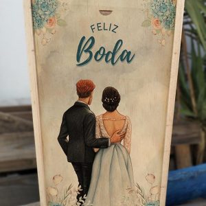 novios de espalda
