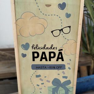 Papá gafas azul