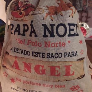 Saco mochila Papá Noel