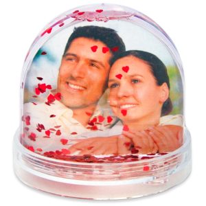 Bola nieve corazones