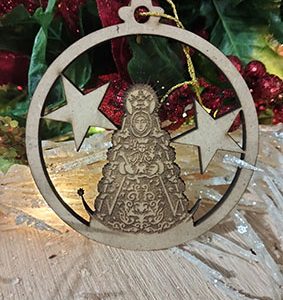 Bola de navidad Virgen del Rocio