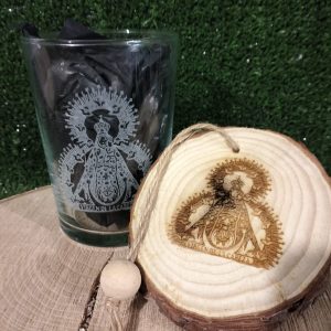 Vaso + Adorno Virgen de la Cabeza