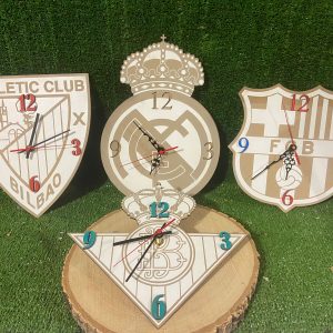 RELOJ CON ESCUDO DEPORTIVO PERSONALIZABLE
