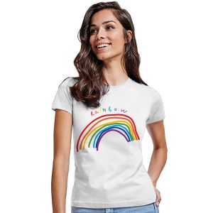 Camiseta Arcoiris - Mujer